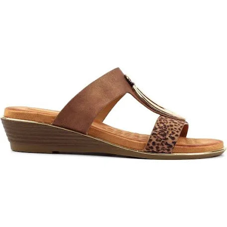 Lunar Women's Paradise Wedge Sandal | Brown JHL523