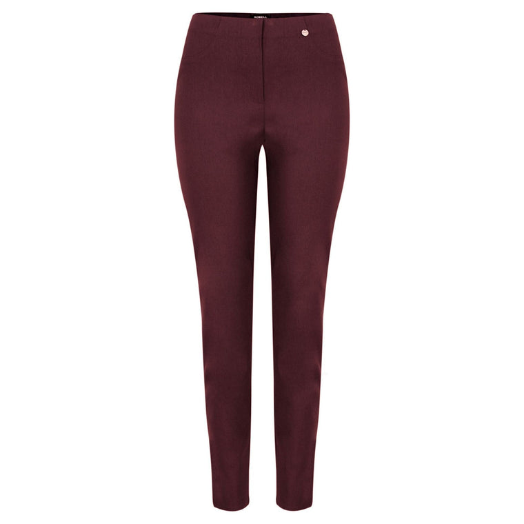 Robell Women’s Trousers Bella 78cm | 51559 5499 | Col-560 Aubergine