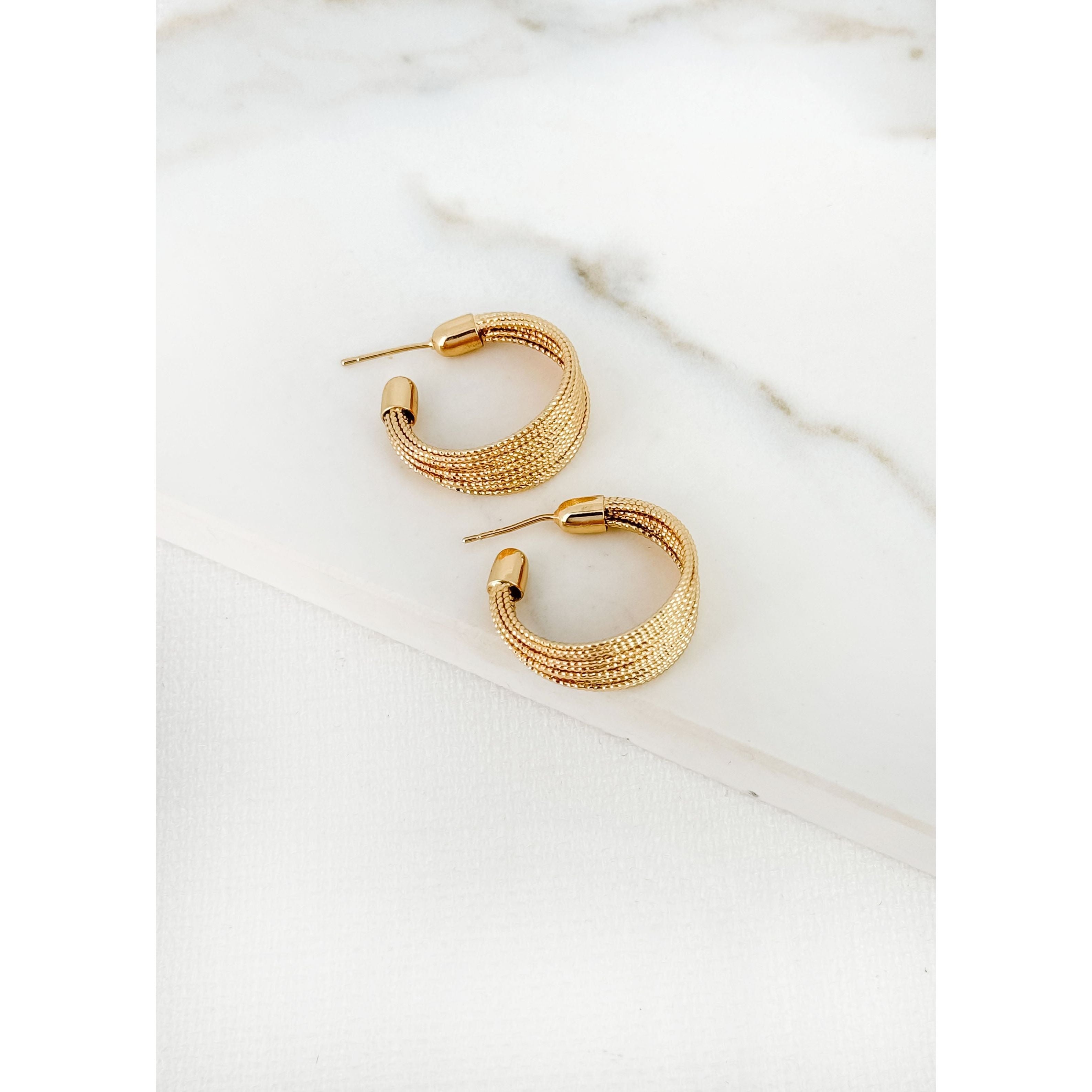 Envy Women’s Jewellery Earrings |4356/GD/E/F