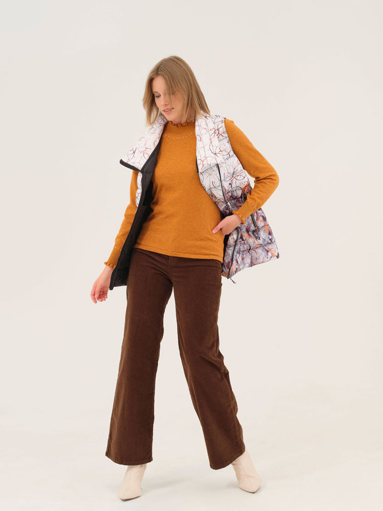 Dolcezza Women’s Camel Turtleneck Jumper | 75309