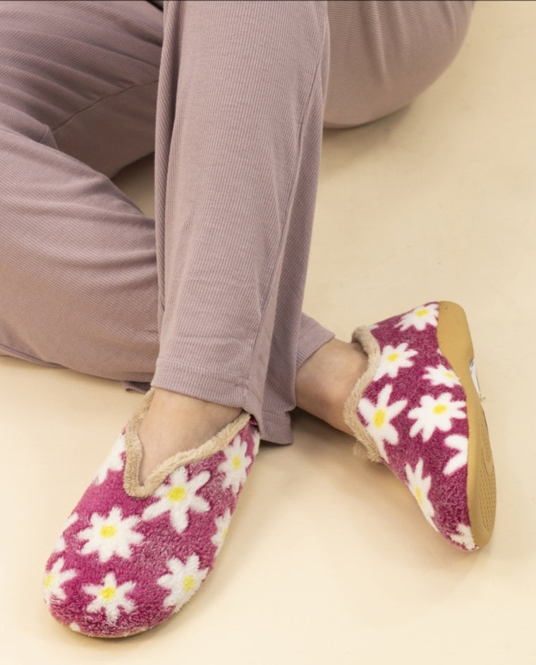 Lunar Women’s Slippers Daisy Flower | Pink KLA021PK
