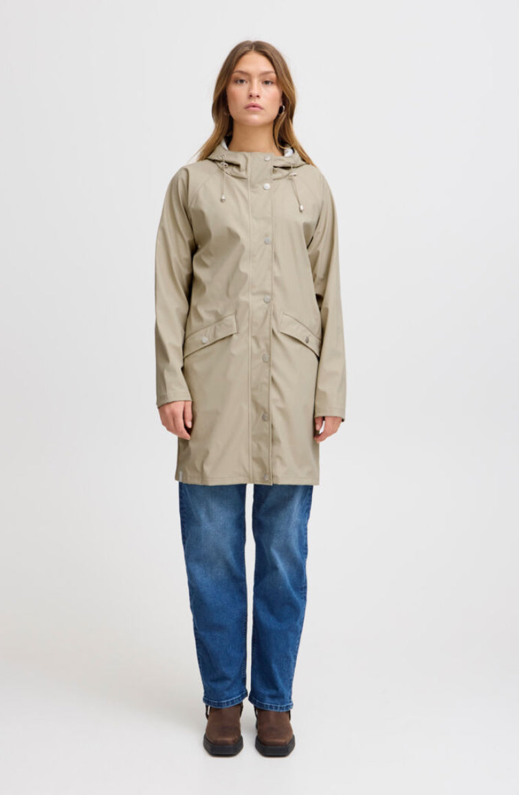 Ichi Women’s Ihtazi JA Raincoat | Doeskin