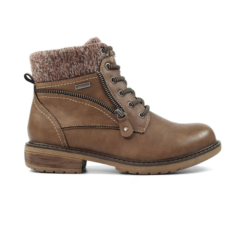 Lunar Women's Benson Waterproof Ankle Boot | Taupe GLB090TP3
