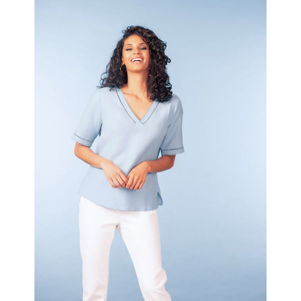 Alison Sheri Women’s Top | Sky Blue A47182