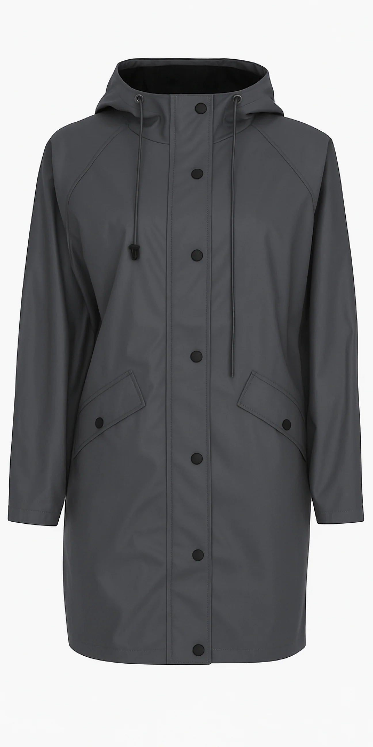 Ichi Women’s  Ihtazi JA Raincoat - Gray Pinstripe