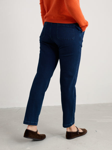 Seasalt Womens Waterdance Trousers Regular | Dark Indigo Wash