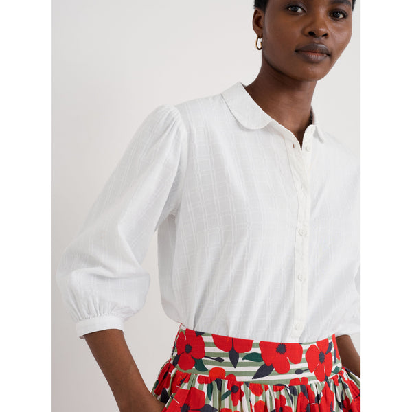 Seasalt Womens Hope Cottage Blouse II - Salt