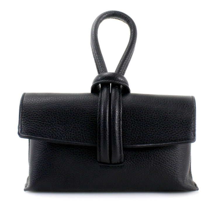 VPN16 Leather Clutch Bag | Black VNP16