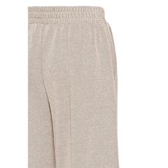 Ichi Women’s Trousers Long Sepia Tint - Ihkate Pique PA3