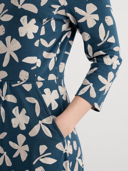 Seasalt Womens April Dress Regular | Organic Dark Lugger