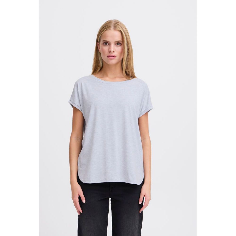Ichi Women's Lincolnshire T-shirt in powder blue