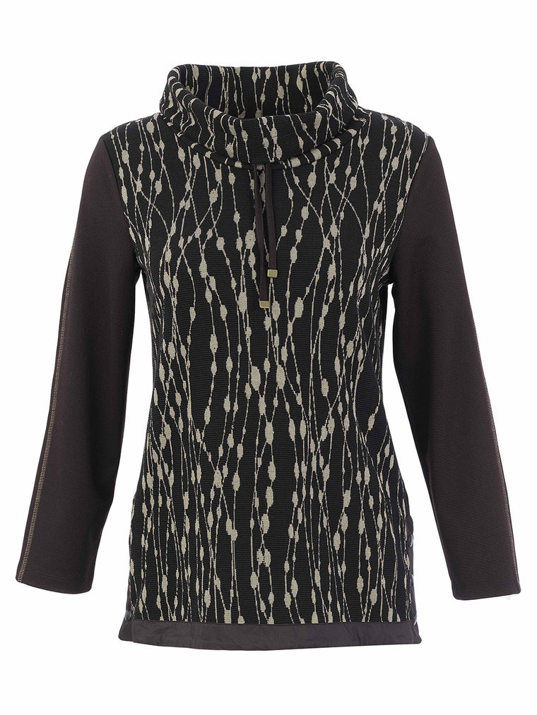 Dolcezza Women's Cowl Neck Sweater - 76121