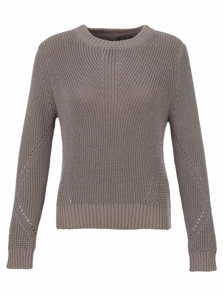 Dolcezza Women’s Knit Pullover Taupe - 76312