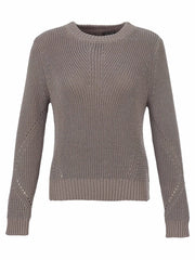 Dolcezza Women’s Knit Pullover Taupe - 76312