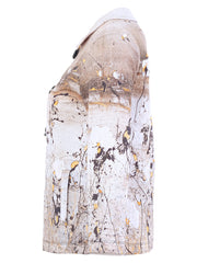 Side view of Dolcezza Women's Abstract Jacket