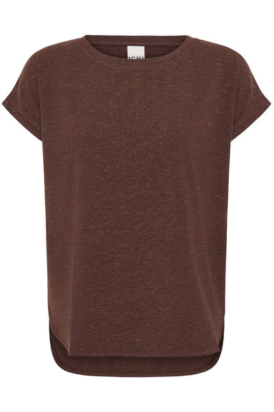 Brown t-shirt on a white background