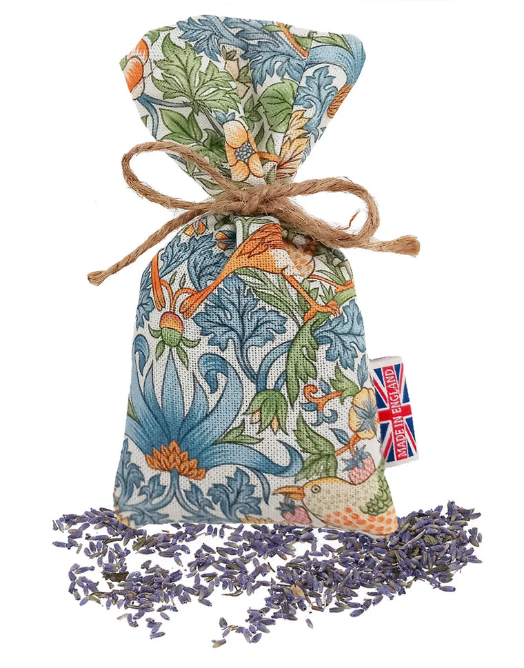The Wheatbag Company Women’s Lavender Sachet |William Morris Strawberry Thief Sky