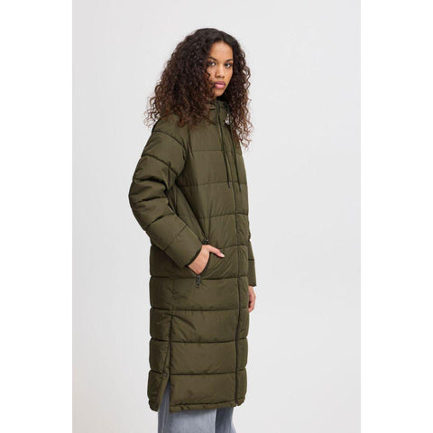 Ichi Women’s Ihzelana  Coat | Forest Night