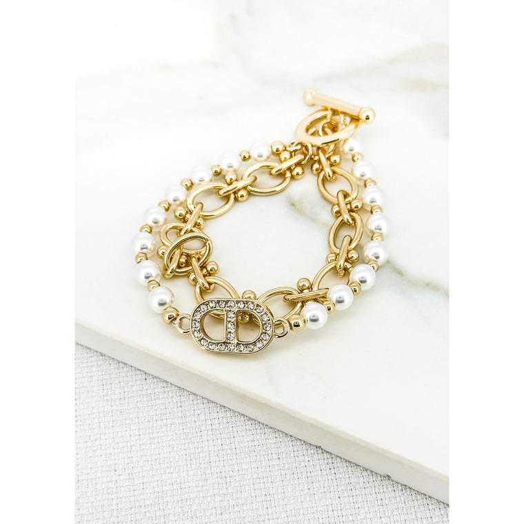 Envy Women’s Jewellery Bracelet | 4527/WH/B/G
