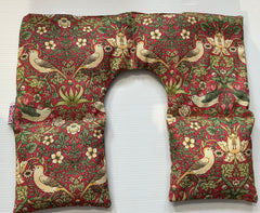 The Wheatbag Company Women’s Neck & Shoulder Wraps | William Morris Strawberry Thief Crimson