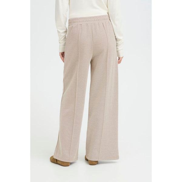 Ichi Women’s Trousers Long Sepia Tint - Ihkate Pique PA3