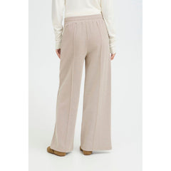 Ichi Women’s Trousers Long Sepia Tint - Ihkate Pique PA3