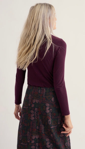Seasalt Women’s Landing Top - Dark Hellebore
