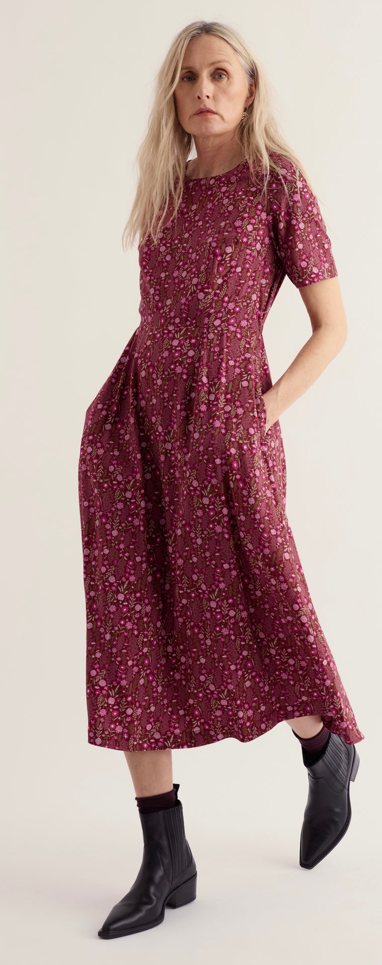 Seasalt Women's Tilly Dress - Wild Borders Red Cabin
