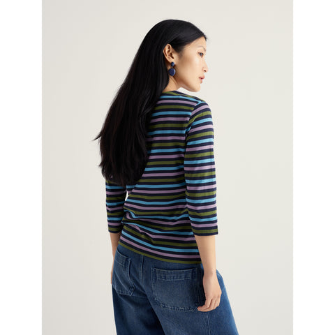 Seasalt Womens Sailor Top Regular | Tri Mini Cornish Lagoon