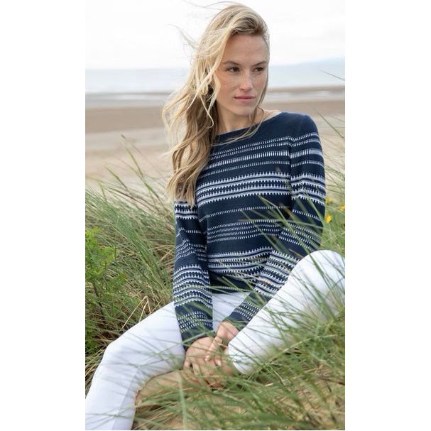 Marble Women’s Sweater Navy | 7896 103
