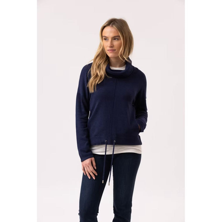 Marble Women’s Sweater Navy | 8063 103