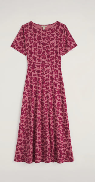 Seasalt Women's Mirva Dress - Inky Cowslip Wild Rose