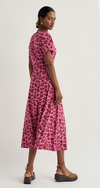 Seasalt Women's Mirva Dress - Inky Cowslip Wild Rose