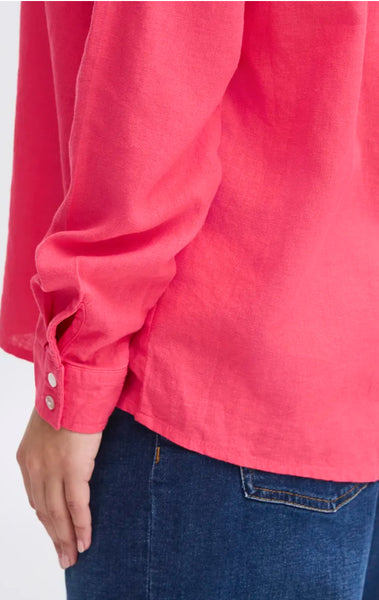 Ichi Women’s Ihlinno SH Shirt | Geranium
