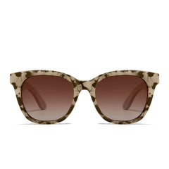 Soek Women’s Sunglasses Lila Grace Ivory Tortoise - Brown Lens - White Maple Arms