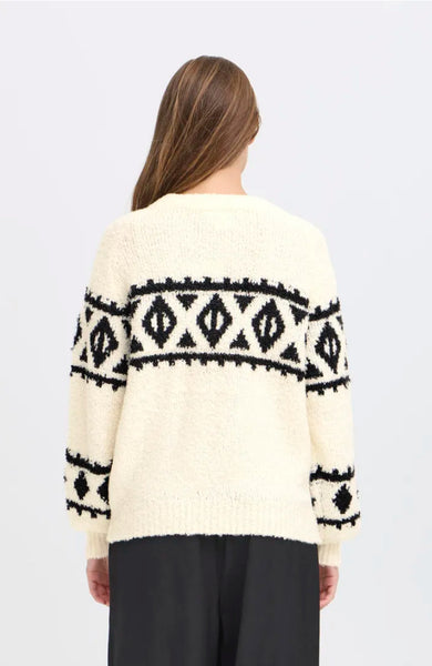 Ichi Women’s Ihcarani LS Sweater | Birch