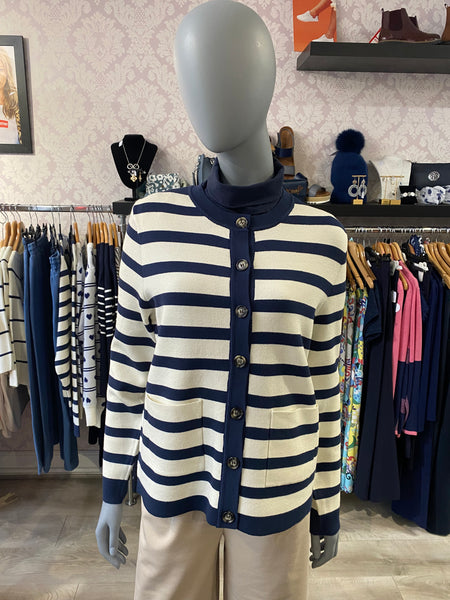 Ichi Women’s Ihboston CA5 Pullover | Birch Navy