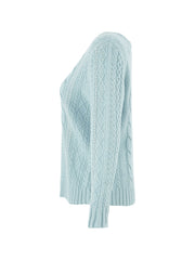Dolcezza Women’s Sea Foam V Neck Jumper | 75307