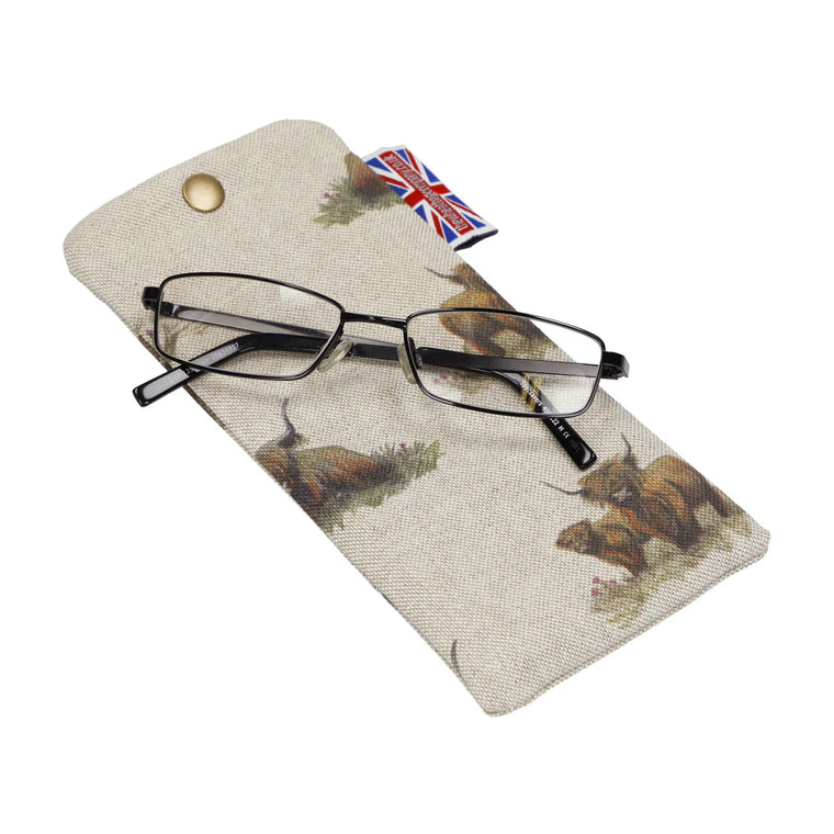 The Wheatbag Company Women’s Glasses Case | Highland Cattle