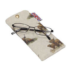 The Wheatbag Company Women’s Glasses Case | Highland Cattle