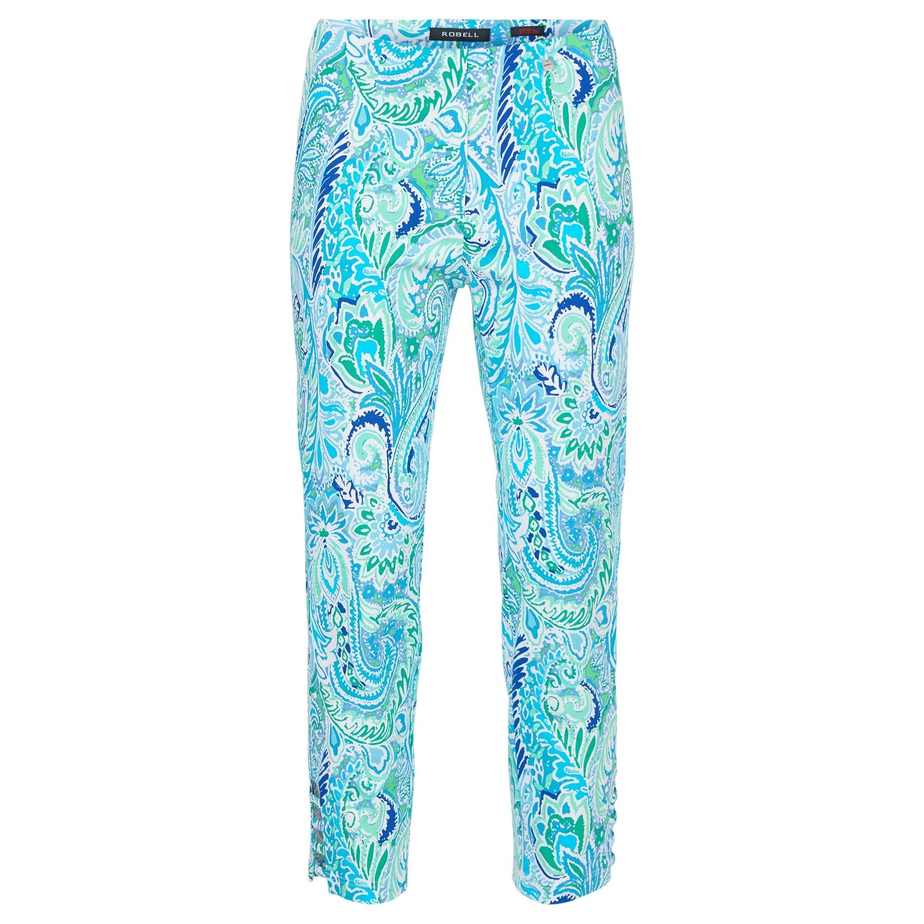 Robell Women’s Trousers Lena 09 65cm | 52550 5654 | Col 75 Blue/Green