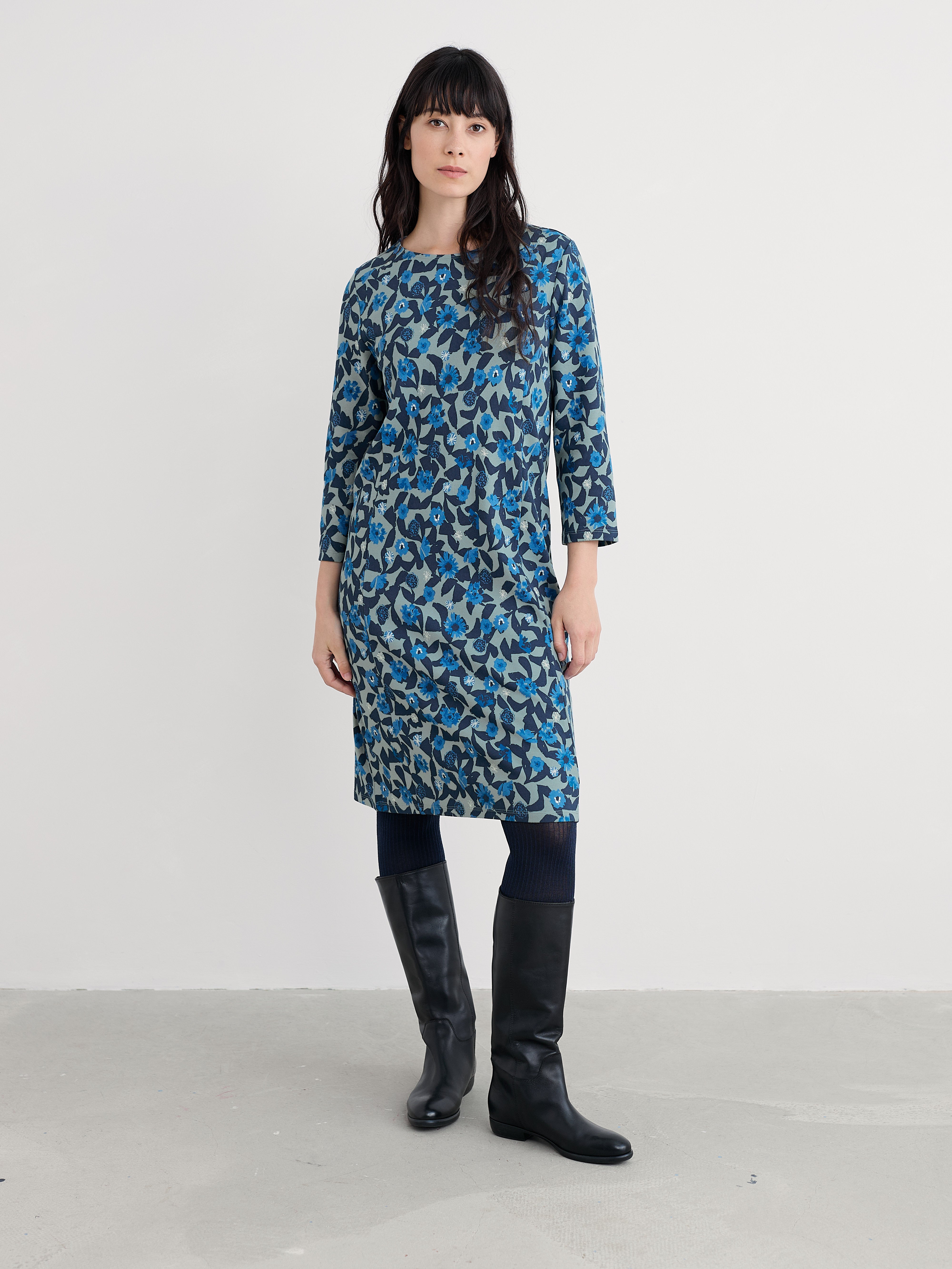 Seasalt Women’s Cornish Oak Dress | Pressed Plants Lichen