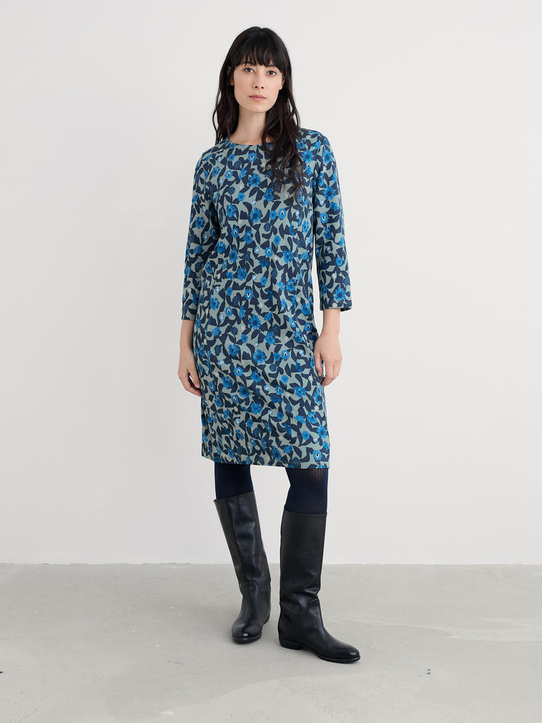 Seasalt Women’s Cornish Oak Dress | Pressed Plants Lichen