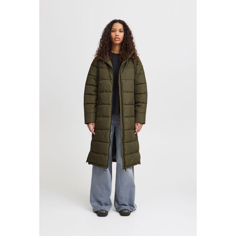 Ichi Women’s Ihzelana  Coat | Forest Night