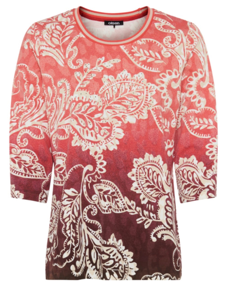 Olsen Women’s Top - Sienna Red