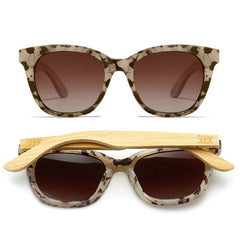 Soek Sunglasses with tortoiseshell frame and brown gradient lenses at our Women's Lincolnshire Boutique