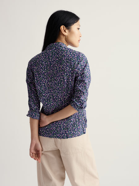 Seasalt Womens Larissa Shirt | Flax Flower Bright Orchid