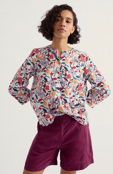 Seasalt women’s 3/4 sleeves floral top.