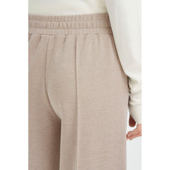 Ichi Women’s Trousers Long Sepia Tint - Ihkate Pique PA3