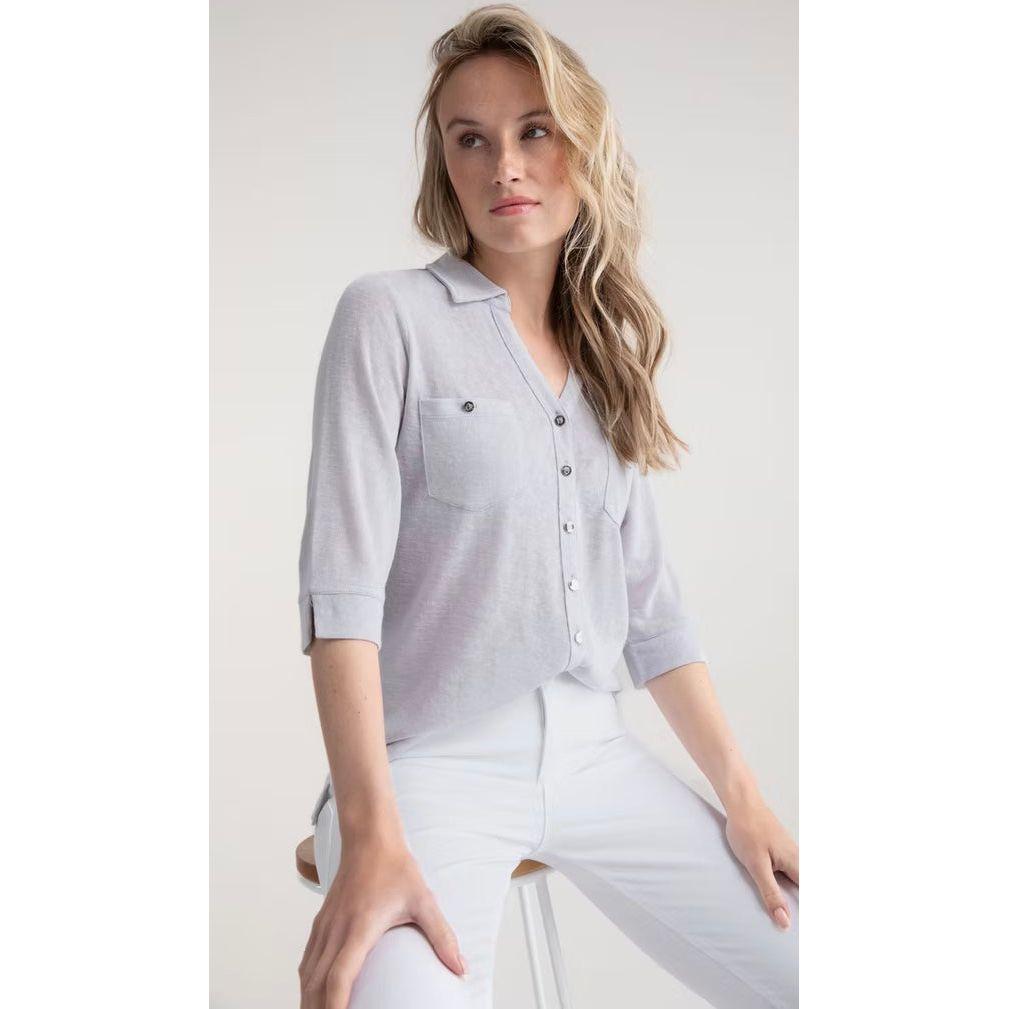 Marble Women’s Blouse Silver | 7844 106